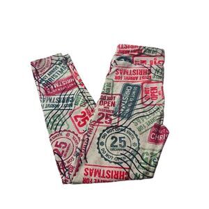 LuLaRoe Girl Christmas leggings XS/S